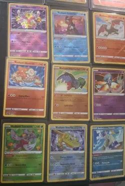 16 Radiant Rare Full Set Complete Pokemon Collection Charizard Greninja Eevee - Image 2