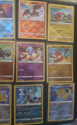 16 Radiant Rare Full Set Complete Pokemon Collection Charizard Greninja Eevee - Image 3