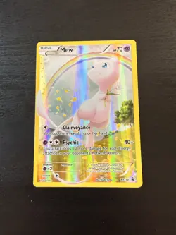 Pokemon Mew Full Art Holo Promo XY110 LP - Image 1