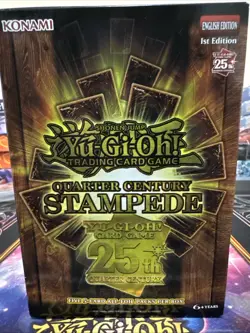 2025 Yugioh Quarter Century STAMPEDE Mini Box New Sealed - Image 1