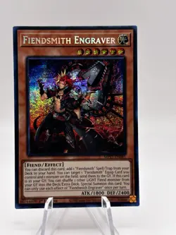 Fiendsmith Engraver MP25-EN081 2025 Prismatic Secret Rare Yugioh! NM - Image 1