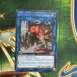 Yugioh! Fiendsmith's Agnumday MP25-EN109 Secret Rare 1st Edition NM - Image 1