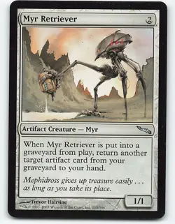 Myr Retriever #215 Magic the Gathering Card - Image 1