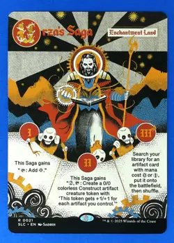 MtG URZA'S SAGA Secret Lair Encyclopedia Single Card Magic 0021 RARE - Image 1