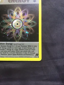 Pokemon Cards: Team Rocket 1st Edition Rare Holo: Rainbow Energy 17/82 - Image 5