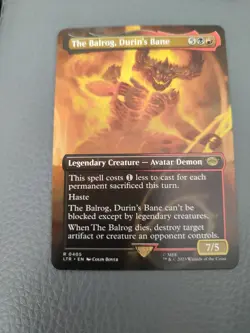 MTG the Balrog, Durin's Bane the Lord of the Rings: Tales of Middle-earth - Image 1
