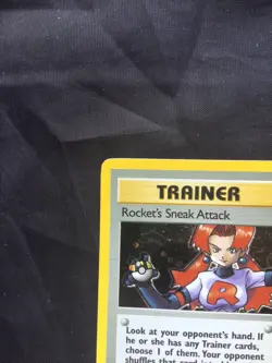 Pokemon Cards: Team Rocket 1st Edition Rare Holo: Rocket's Sneak Attack 16/82 - Image 3