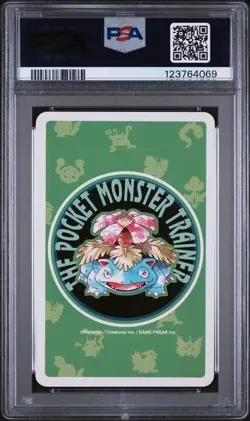 PSA 10 GEM MINT 1996 Pokemon Green Playing Card Charmander Ace of Clubs - Image 2