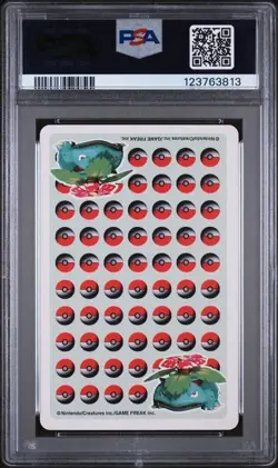PSA 10 GEM MINT 1998 Pokemon Stadium Green Playing Card Venusaur King of Spades - Image 2