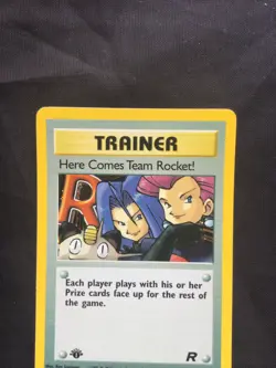 Pokemon Cards: Team Rocket 1st Edition Rare Holo: Here Comes Team Rocket! 15/82 - Image 2