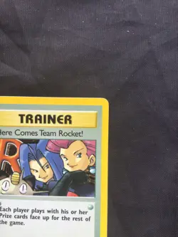 Pokemon Cards: Team Rocket 1st Edition Rare Holo: Here Comes Team Rocket! 15/82 - Image 4