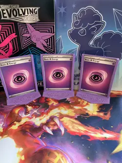 Pokemon TCG Card [ENERGY] Display / Stands / Holders - [3] pc Lot - Many colors - Image 1