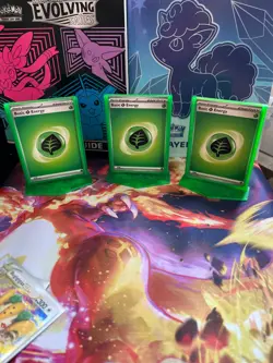 Pokemon TCG Card [ENERGY] Display / Stands / Holders - [3] pc Lot - Many colors - Image 5