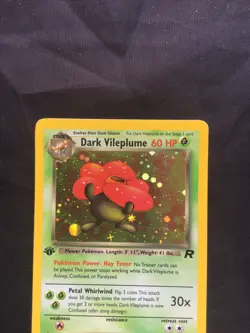 Pokemon Cards: Team Rocket 1st Edition Rare Holo: Dark Vileplume 13/82 - Image 2