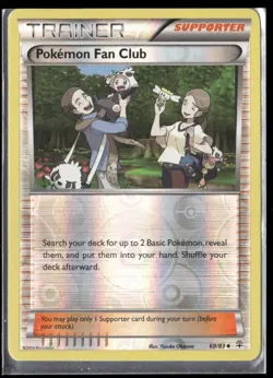 2016 Generations Set Pokemon Card 069 Pokemon Fan Club Reverse Foil LP - Image 1