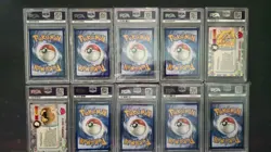 Pokemon Cards Lot Of 10 PSA SLABS - Image 2