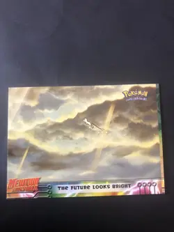 *ERROR*THE FUTURE LOOKS BRIGHT #41 TOPPS BLUE Logo THE FIRST MOVIE POKEMON CARD - Image 1