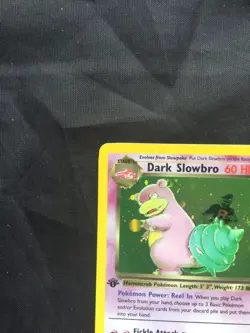 Pokemon Cards: Team Rocket 1st Edition Rare Holo: Dark Slowbro 12/82 - Image 3