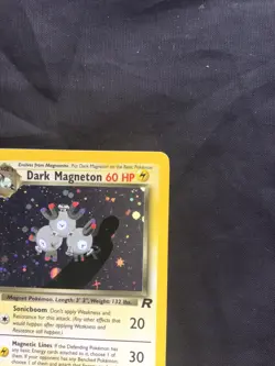 Pokemon Cards: Team Rocket 1st Edition Rare Holo: Dark Magneton 11/82 - Image 4