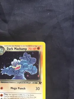Pokemon Cards: Team Rocket 1st Edition Rare Holo: Dark Machamp 10/82 - Image 4
