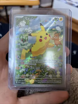 Pokemon Pikachu TCG SVP 88 Black Star Promo Card Paldea Adventure Chest NM - Image 2