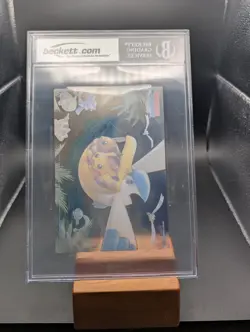 2018 Pokemon Japanese Pokemon Center Clear Card Pikachu Eevee BGS 7 - Image 3