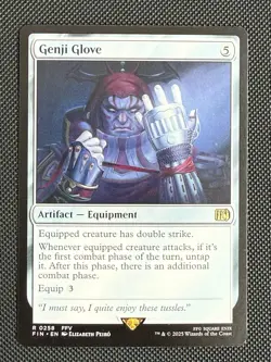 GENJI GLOVE MTG NM Final Fantasy Rare Regular Non Foil - Image 1