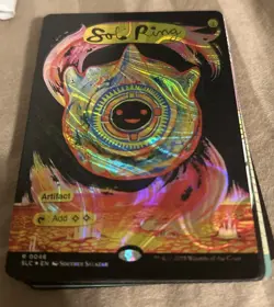 Halo Foil Sol Ring Encyclopedia Of Magic Secret Lair NM - Image 1