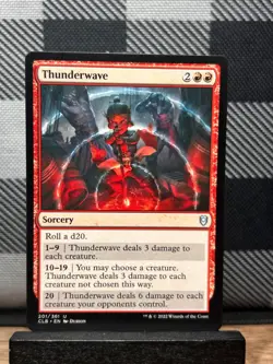 MTG TCG: Thunderwave 201/361, Battle for Baldur's Gate - Image 1