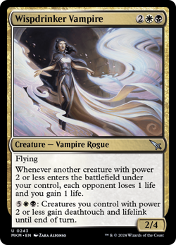 Wispdrinker Vampire #243 | Near Mint FOIL | Murders at Karlov Manor Magic MTG - Image 1