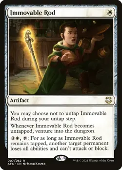 MTG Immovable Rod (7/359) Adventures in the Forgotten Realms Commander LP - Image 1
