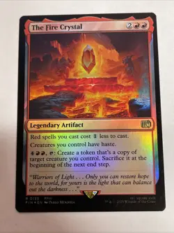 The Fire Crystal Final Fantasy Foil #135 Rare - Image 1