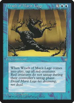 Wrath of Marit Lage 1x MtG Ice Age ICE PLAYED - Image 1