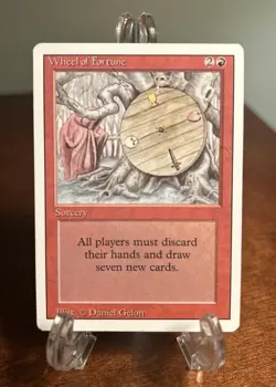 Wheel of Fortune Revised Edition Regular MTG Vintage Rare LP Magic The Gathering - Image 1