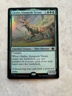 Ghalta, Stampede Tyrant - The Lost Caverns of Ixalan - Foil 0185 NM Condition 1x - Image 1