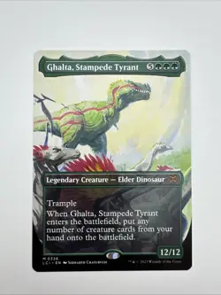 Ghalta, Stampede Tyrant (Borderless) The Lost Caverns of Ixalan Regular - Image 1