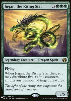 MTG Magic the Gathering Jugan, the Rising Star (698/1104) The List LP - Image 1