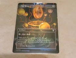 Sol Ring Borderless FOIL Commander Masters NM/M MTG - Image 1