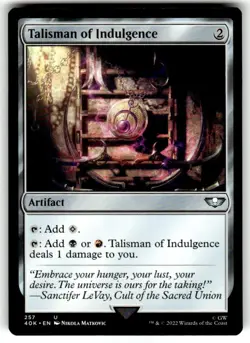 Talisman of Indulgence Universes Beyond: Warhammer 40000 Regular MTG - Image 1