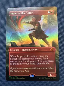 MTG Imperial Recruiter (Borderless) - Modern Horizons 2 (MH2) NM Foil - Image 1