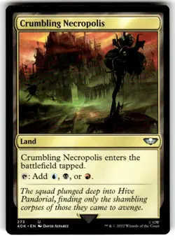 Crumbling Necropolis Universes Beyond: Warhammer 40000 Regular MTG - Image 1