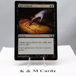 MTG - M13 - Sign in Blood - #110 - Lightly Played - Image 1