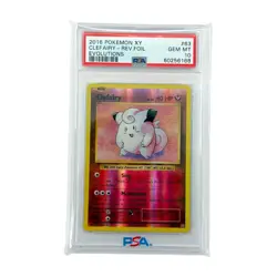 2016 Pokemon XY Evolutions Reverse Foil Holo Clefairy #63 Rare PSA 10 - Image 1