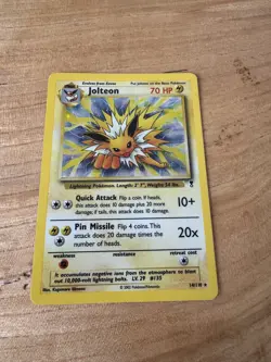 Pokemon Jungle Jolteon 4/64 Holo Rare Vintage Legendary Collection￼LC -LP - Image 1