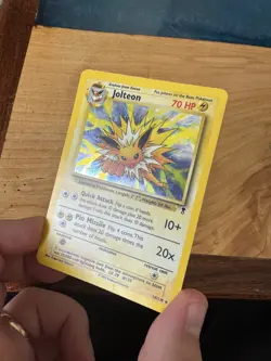 Pokemon Jungle Jolteon 4/64 Holo Rare Vintage Legendary Collection￼LC -LP - Image 3
