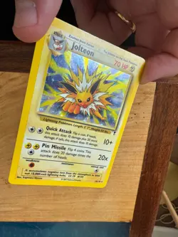 Pokemon Jungle Jolteon 4/64 Holo Rare Vintage Legendary Collection￼LC -LP - Image 4