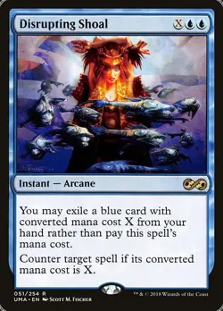 1x Disrupting Shoal Ultimate Masters English Near Mint MTG - Image 1