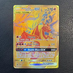 Reshiram & Charizard Tag Team GX Promo SM247 Pokemon 2021 NM - Image 1