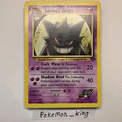 Pokemon TCG Sabrina's Gengar Gym Challenge 29/132 Non-Holo Rare Card LP-NM - Image 1