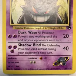 Pokemon TCG Sabrina's Gengar Gym Challenge 29/132 Non-Holo Rare Card LP-NM - Image 2